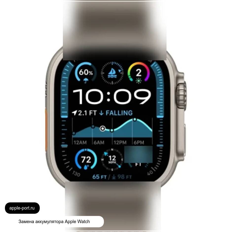 Замена аккумулятора Apple Watch Ultra 2: вернули стабильную зарядку и питание