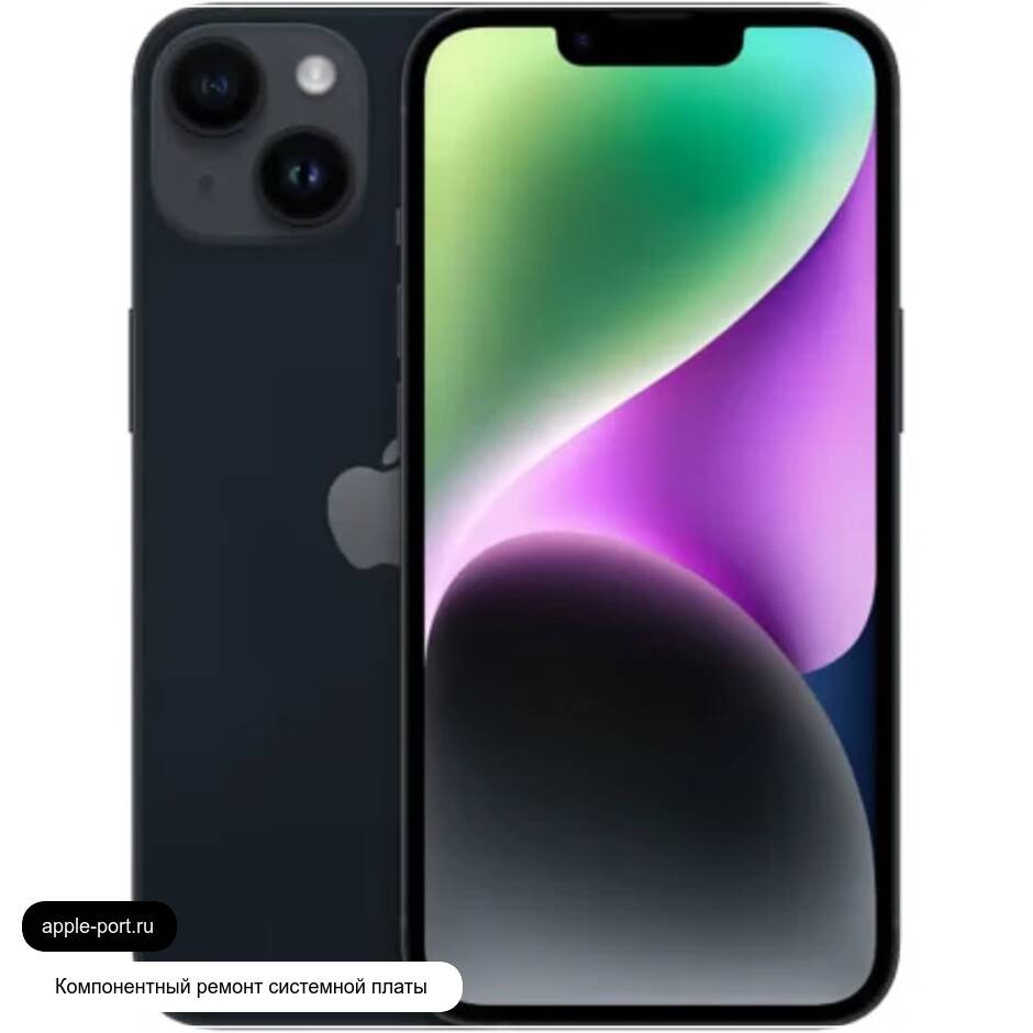 Компонентный ремонт системной платы iPhone 14: восстановили стабильную работу платы