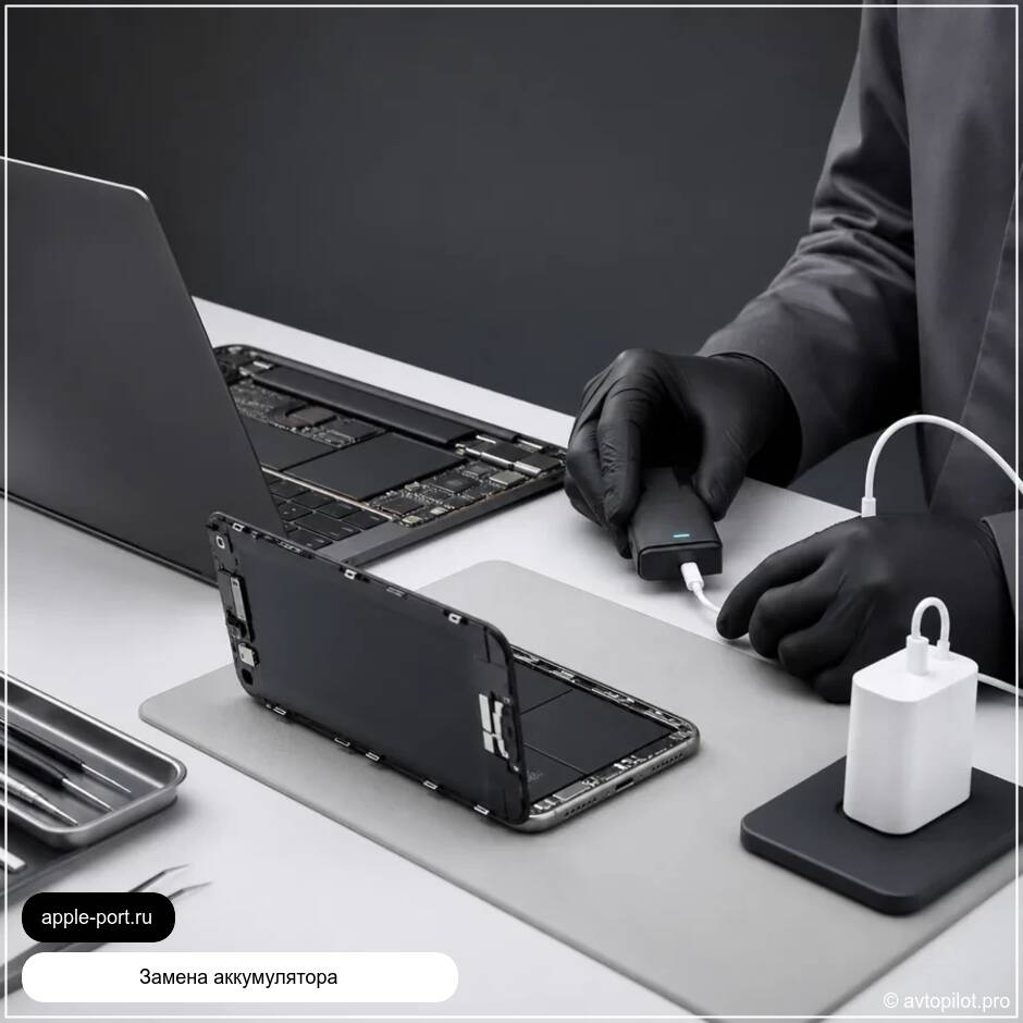 Замена аккумулятора iPhone 11: вернули стабильную зарядку и питание